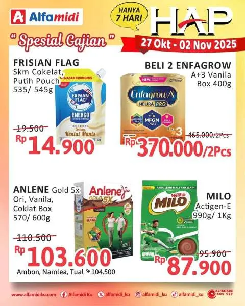 Promo Alfamidi Hemat Satu Pekan Periode 27 Oktober-2 November 2025