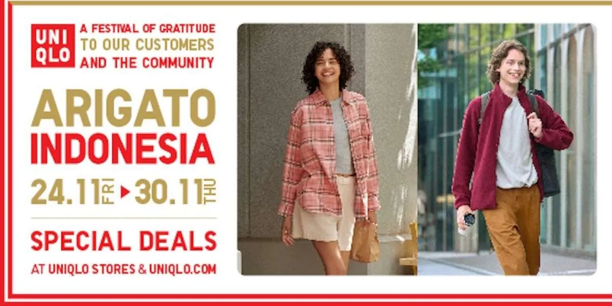 UNIQLO Persembahkan ARIGATO INDONESIA, Apresiasi Pelanggan Setia, Mulai 24 November 