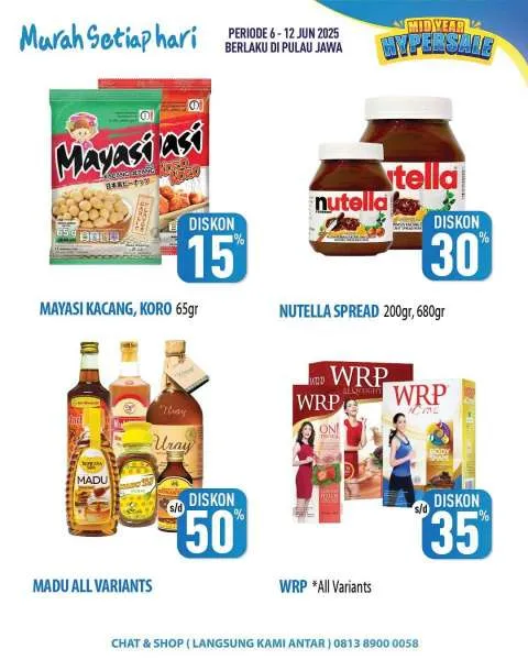 Promo Hypermart Hyper Diskon Weekday Periode 10-12 Juni 2025