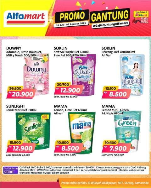 Promo Alfamart Gantung 28 Juli-3 Agustus 2025