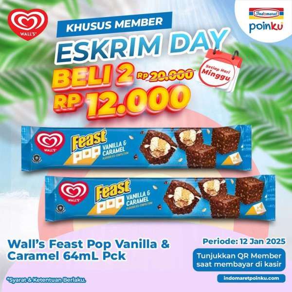 Promo Es Krim di Indomaret 12 Januari 2025