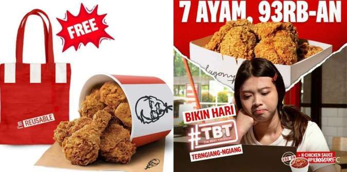 Promo KFC Serba Ayam Goreng, Ada The Best Thursday hingga Gratis Tote Bag Khas KFC