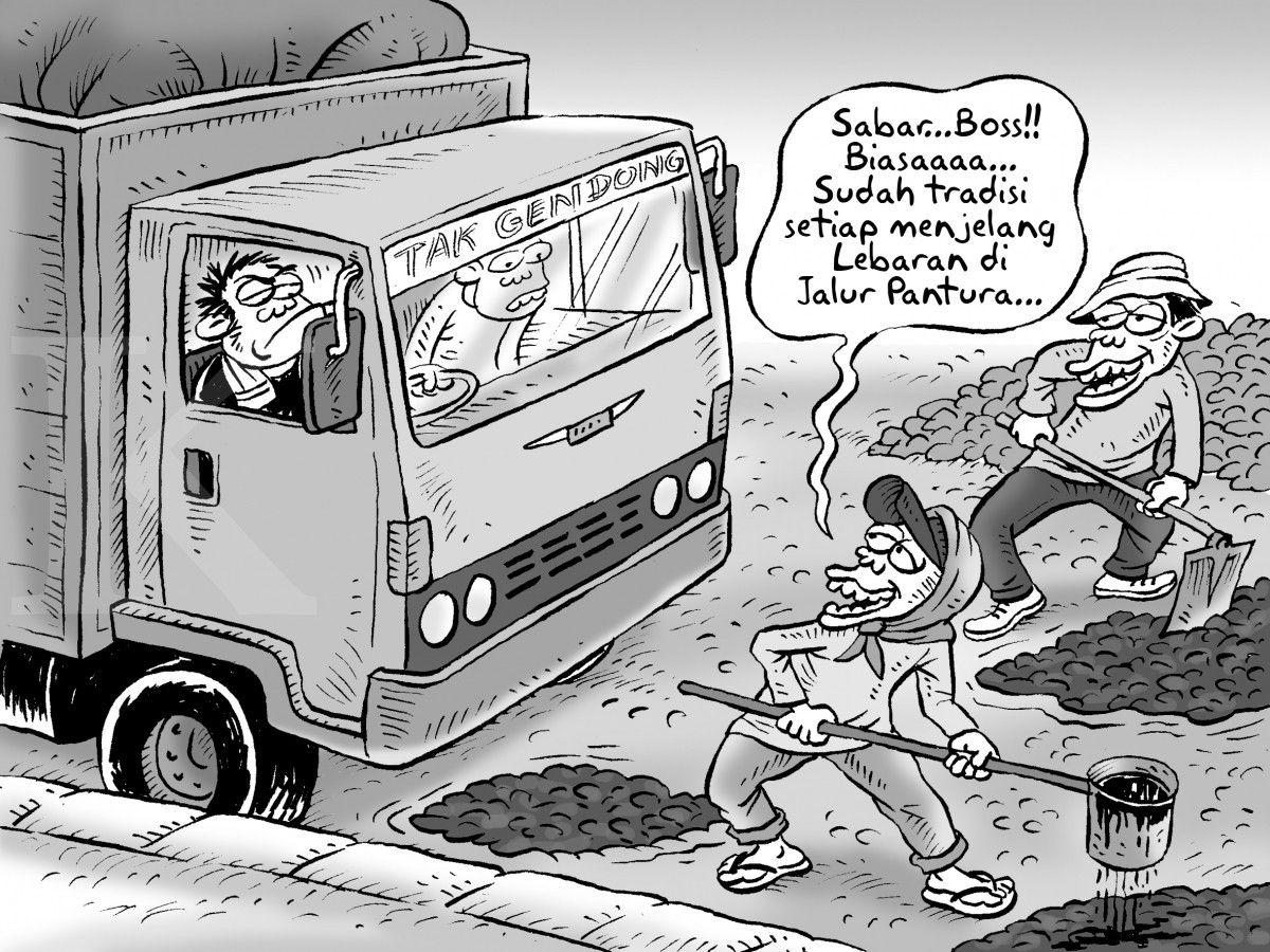 Perbaikan Jalur Pantura Tradisi Tahunan