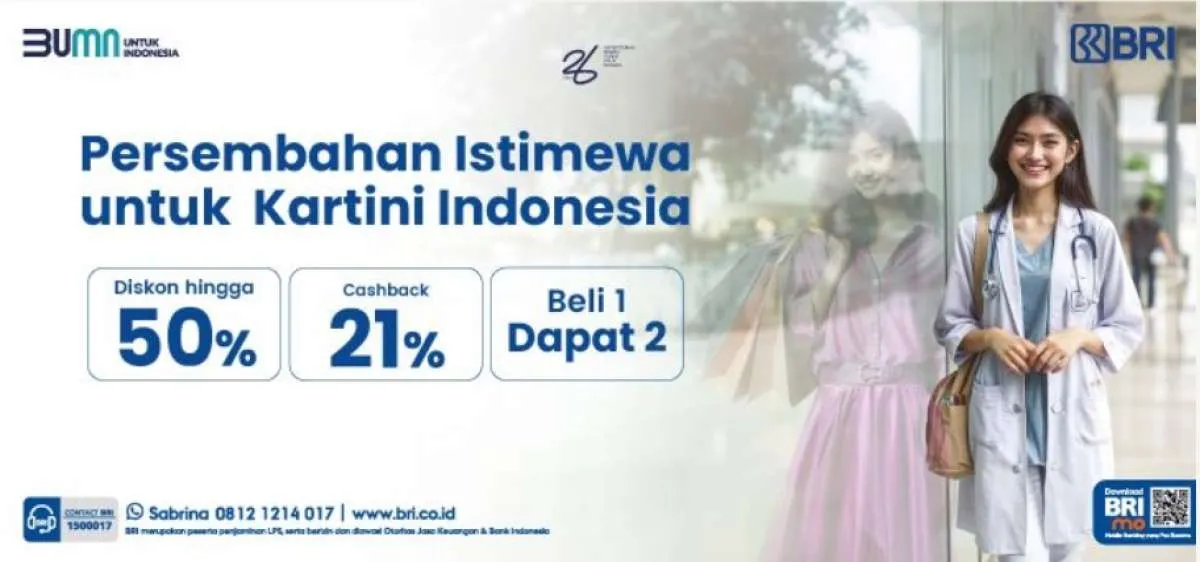 Meriahkan Momen Hari Kartini dengan Berbagai Promo Spesial dari BRI