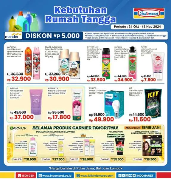 Promo Indomaret Super Hemat Periode 31 Oktober-13 November 2024