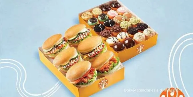 Promo Mingguan J.CO Terbaru, Burger dan Donut Isi Lebih Banyak dan Hemat