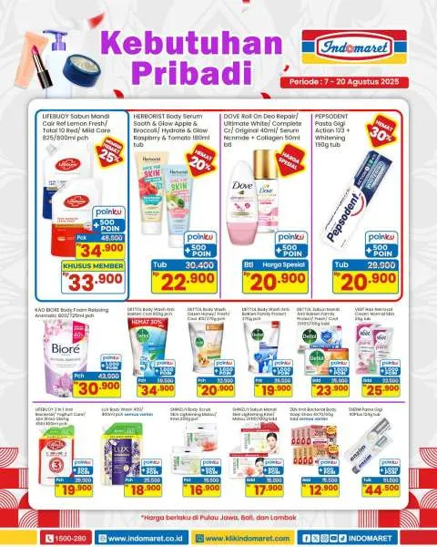 Promo Indomaret Super Hemat Periode 7-20 Agustus 2025