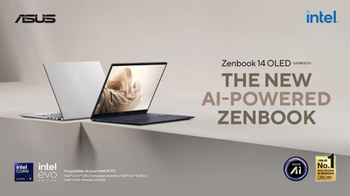 Laptop Terbaik untuk Kerja, ASUS Zenbook 14 OLED UX3405CA