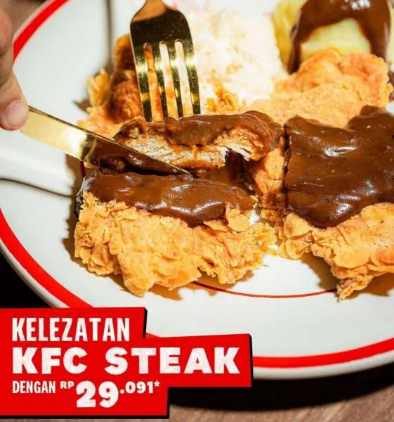 Promo KFC 28-30 November 2022 Menu Baru KFC Steak