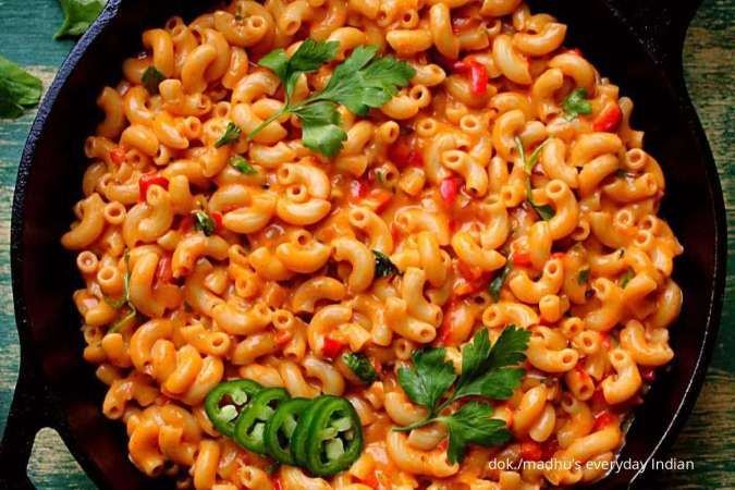 Resep Mac n Cheese Spicy Ala Amerika, Masaknya di Teflon