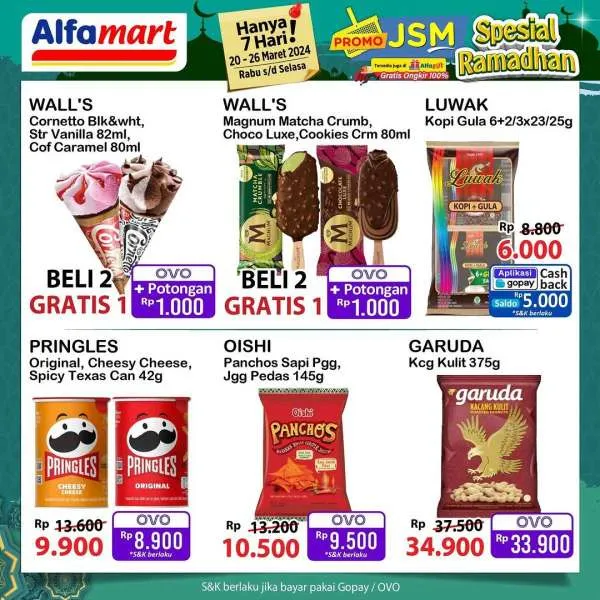 Promo JSM Alfamart Hanya 7 Hari Periode 20-26 Maret 2024