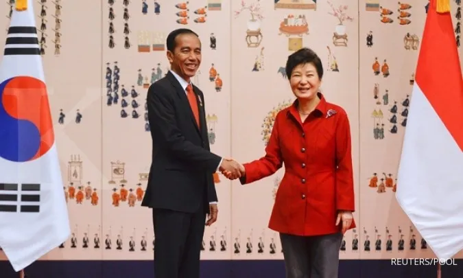 Jokowi arrives in South Korea for state visit  