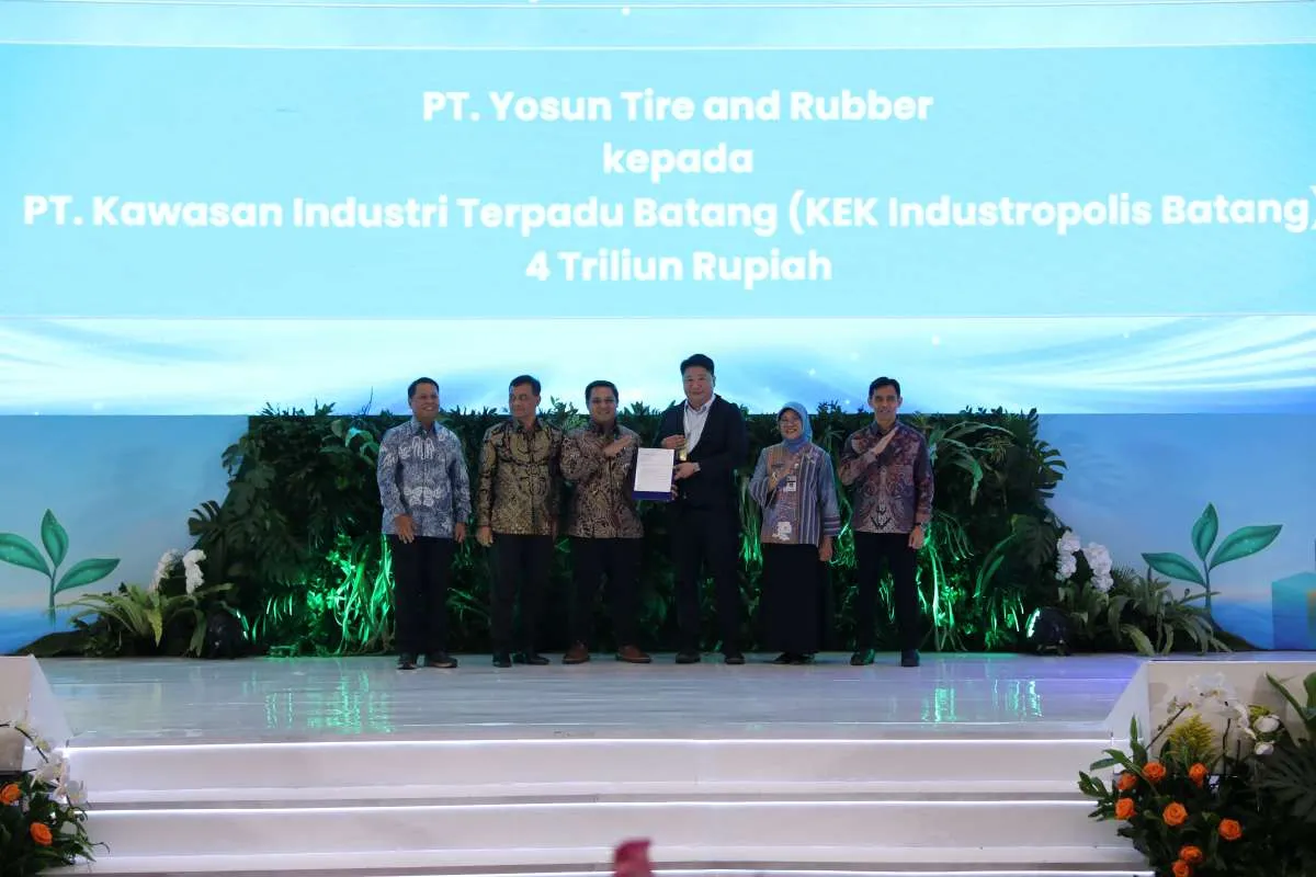 Yosun Tire Berencana Investasi Rp 4 Triliun di KEK Industropolis Batang 