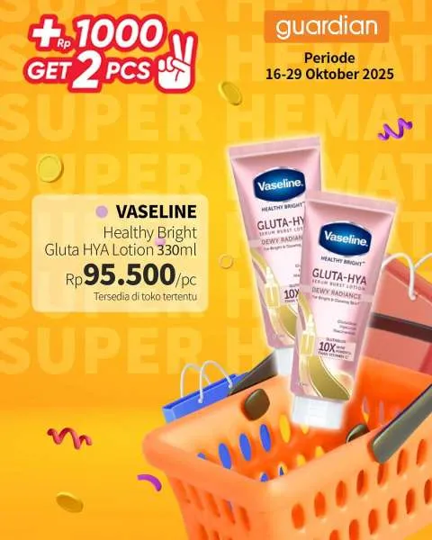 Promo Guardian Super Hemat Periode 16-29 Oktober 2025