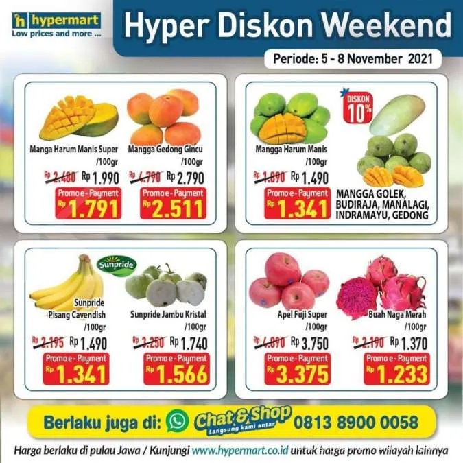 Promo JSM Hypermart 5-8 November 2021