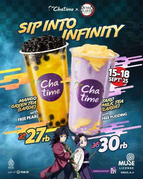 Promo Chatime Sip Into Infinity 15-18 September