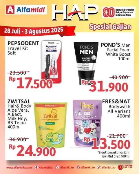 Promo Alfamidi Hemat Satu Pekan Periode 28 Juli-3 Agustus 2025
