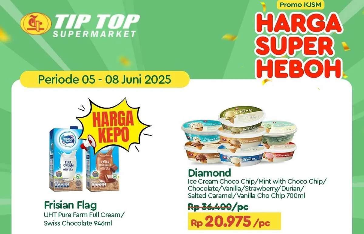 Promo JSM Tip Top Juni 2025 Berakhir Besok, Promo SilverQueen & Margarine Forvita