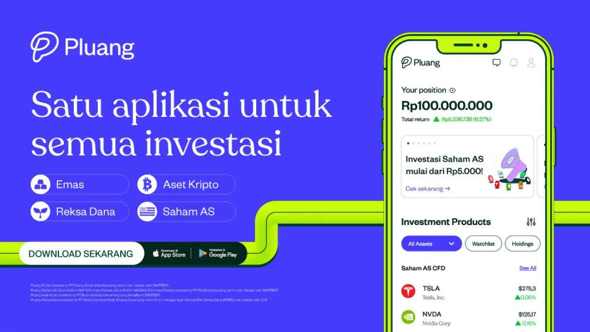 Investasi Multi-Aset Berdampak Positif: Pluang Perkuat Identitas dengan Tampilan Baru