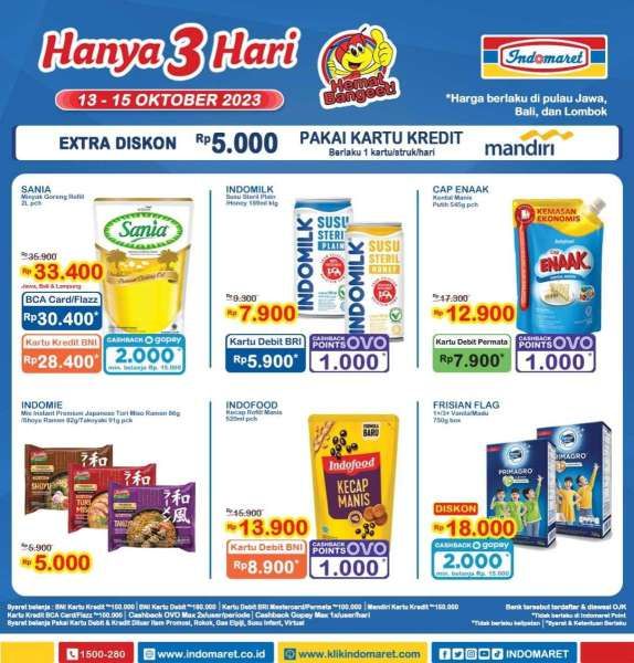 Promo JSM Indomaret Terbaru 13-15 Oktober 2023