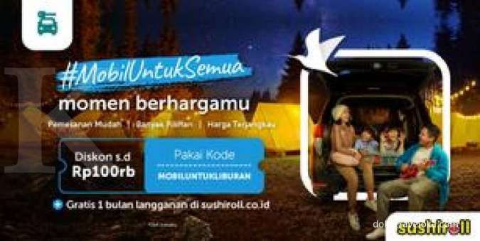 Promo Rental Mobil Traveloka, Diskon sampai Rp 100.000 dengan Kode Promo Ini