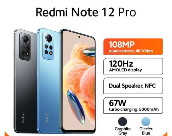 Redmi Note 12 Pro: Daftar Harga dan Spesifikasi Lengkap di Indonesia