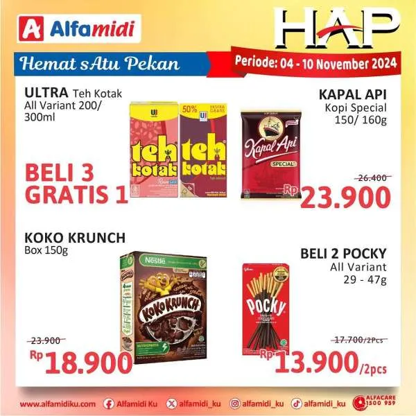 Promo Alfamidi Hemat Satu Pekan Periode 4-10 November 2024