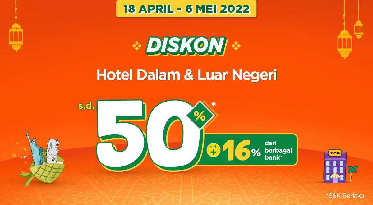 Promo PegiPegi Sampai 6 Mei 2022, Diskon Hotel Dalam & Luar Negeri hingga 50%
