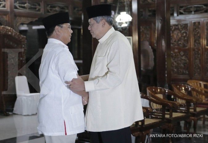 Prabowo silaturahmi dengan SBY di Istana
