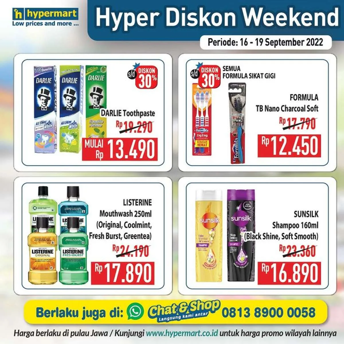Katalog Promo Hypermart Hyper Diskon Weekend Periode 16-19 September 2022