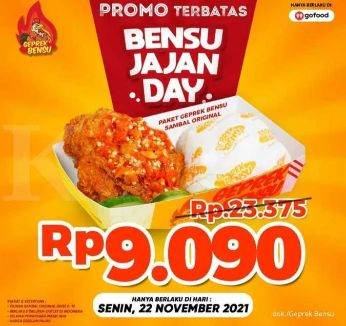 Promo Geprek Bensu