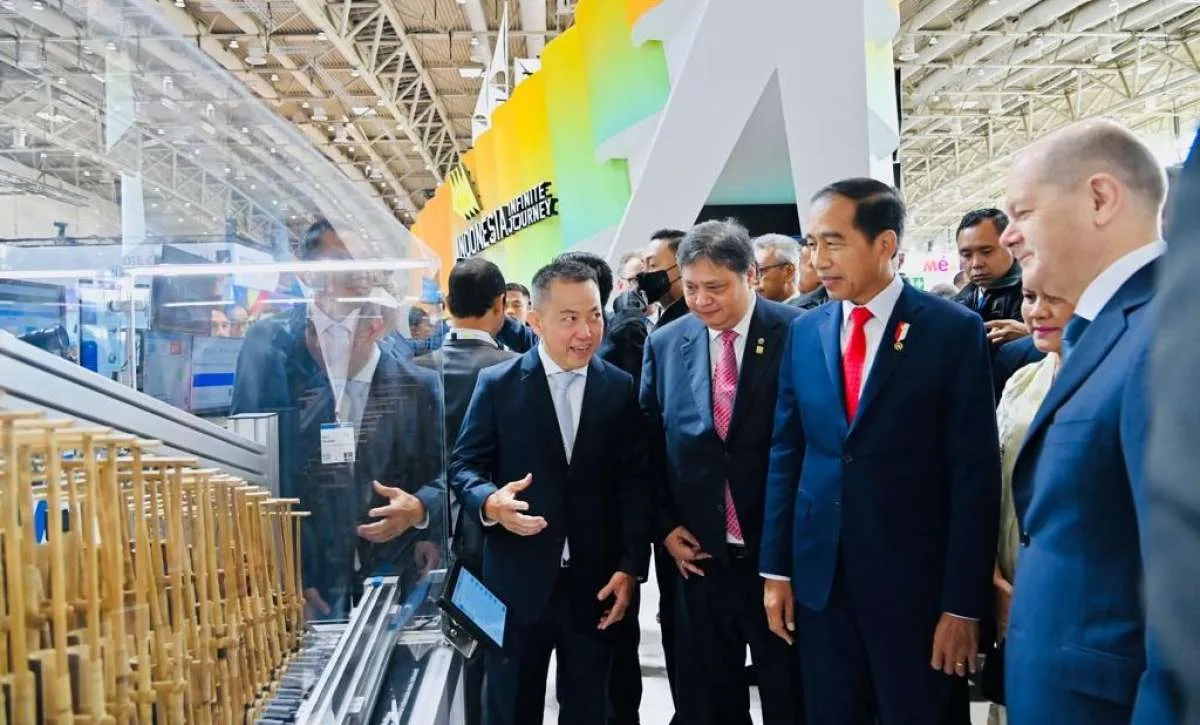 Angklung Berteknologi Pneumatic Curi Perhatian di Hannover Messe 2023