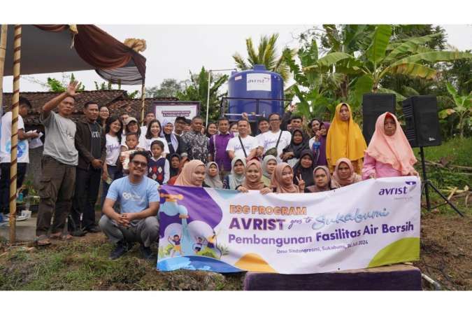 Terapkan ESG, Avrist Assurance Bangun Air Bersih Bagi Warga Sindangresmi Sukabumi