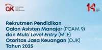 Karier di Sektor Keuangan: OJK Buka Rekrutmen PCAM 9 dan MLE Hingga 27 November 2025