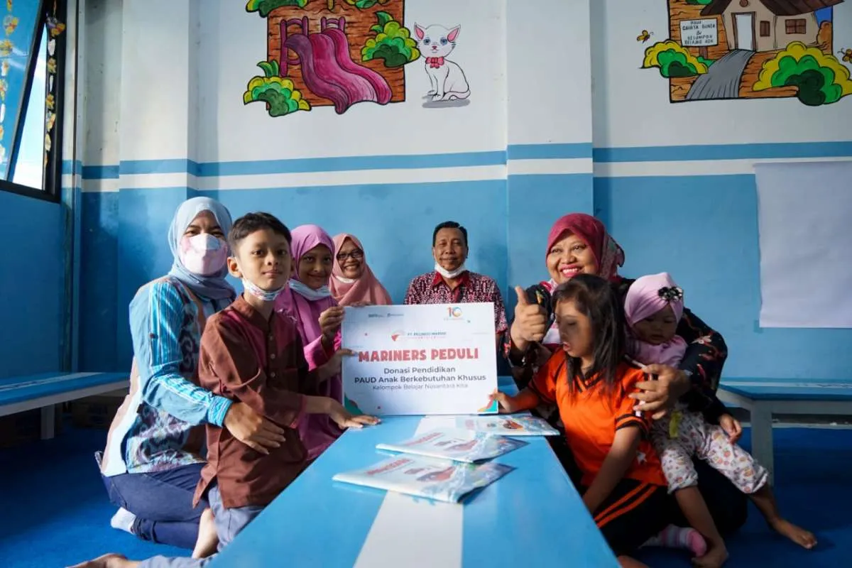 Peringati Hari HAM, Pelindo Marines Bantu PAUD Anak Berkebutuhan Khusus