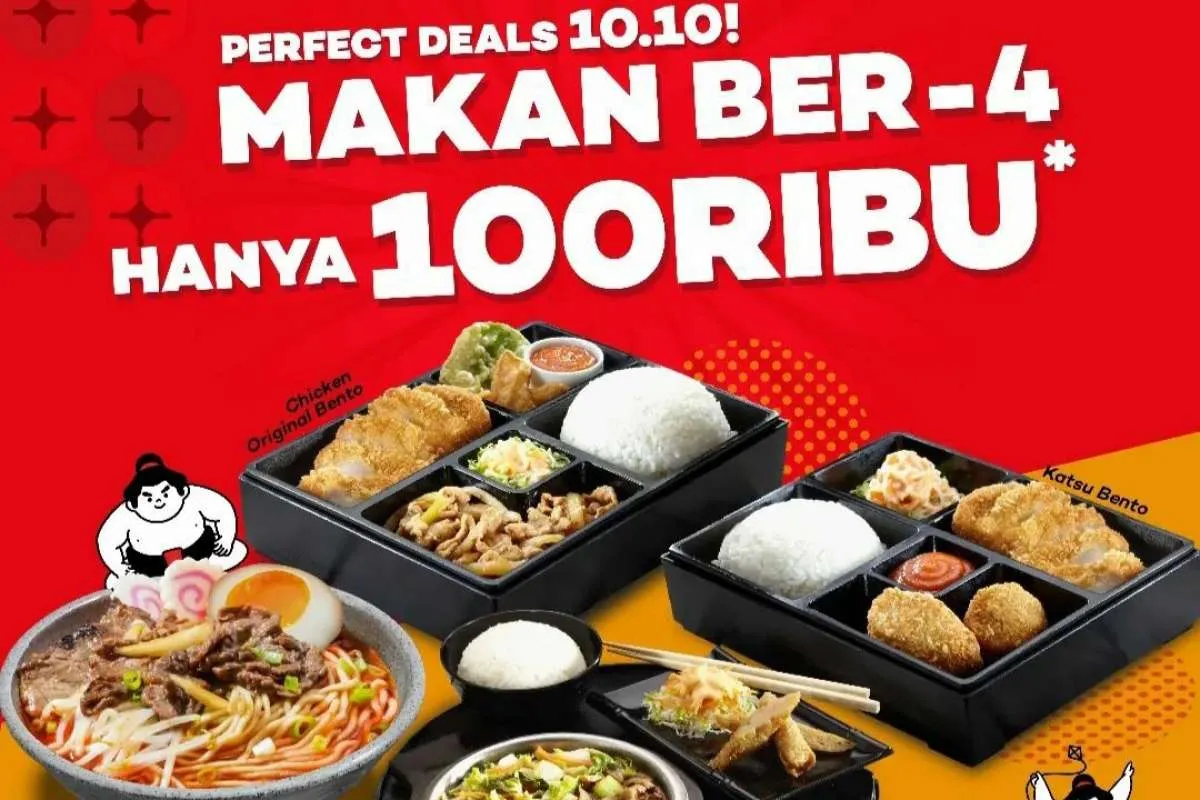 Promo 10.10 Gokana 9-11 Oktober 2022, Makan 4 Porsi Hanya Bayar Rp 100.000