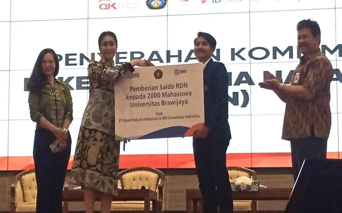 BRIDS &BRI Berikan Edukasi Pasar Modal&Saldo RDN Rp100 Juta ke 2000 Mahasiswa Unibraw