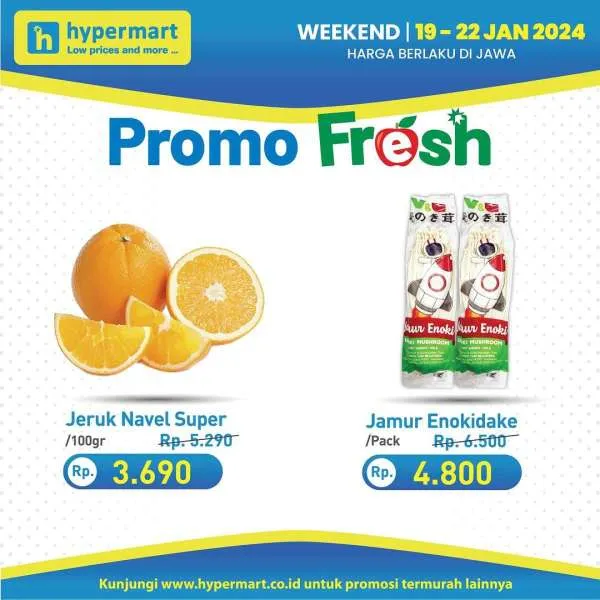 Promo JSM Hypermart Hyper Diskon Weekend Periode 19-22 Januari 2024