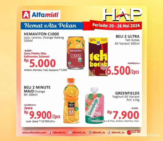 Promo Alfamidi Hemat Satu Pekan Periode 20-26 Mei 2024