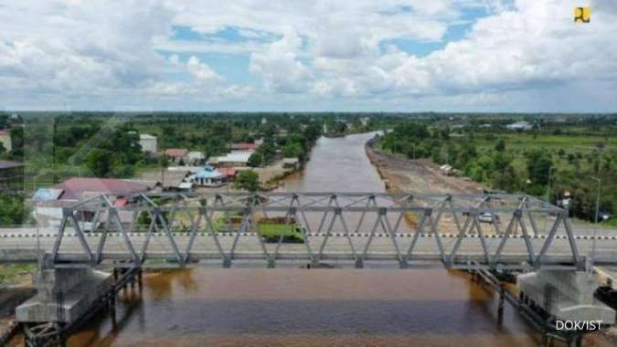 Akses 2 kabupaten di Kalsel tersambung berkat Jembatan Kanal AGM