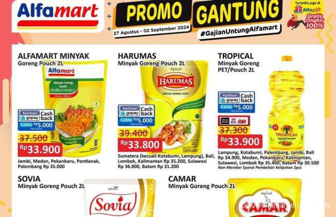 Promo Alfamart Gantung 27 Agustus-2 September 2024, Promo Minyak Goreng Lebih Hemat