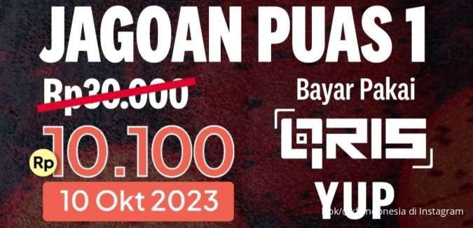Promo KFC 10.10 Hanya Hari Ini 10 Oktober 2023, Jagoan Puas 1 Rp 10.100 dengan YUP