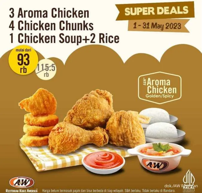 Promo AW Restoran Paket Super Deals