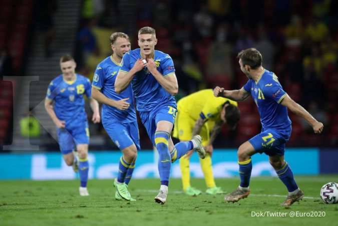 Hasil Euro 2020 laga Swedia vs Ukraina di babak 16 besar