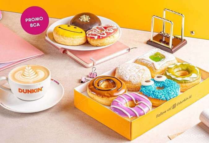 Promo Dunkin Khusus Hari Kamis, Bisa Dapat Gratis 4 Donut Classic dan 1 Minuman 