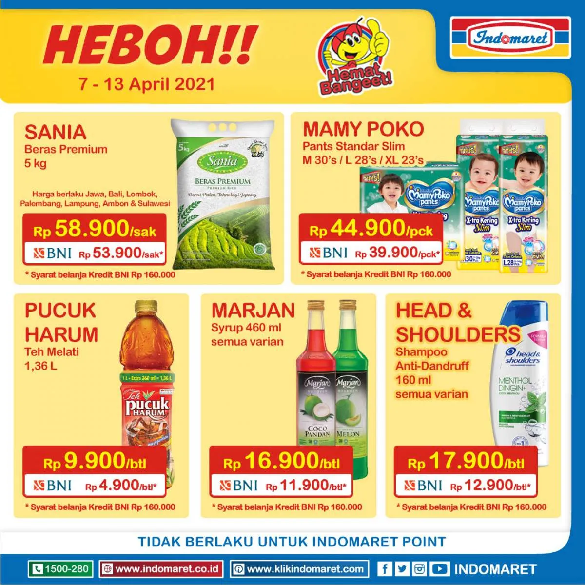 Promo Indomaret Harga Heboh 7-13 April 2021, diskon rutin telah tiba!