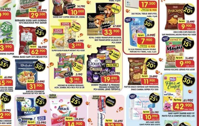 Promo Superindo Weekday Periode 15-18 September 2025, Anggur Shine Muscat Diskon 50%