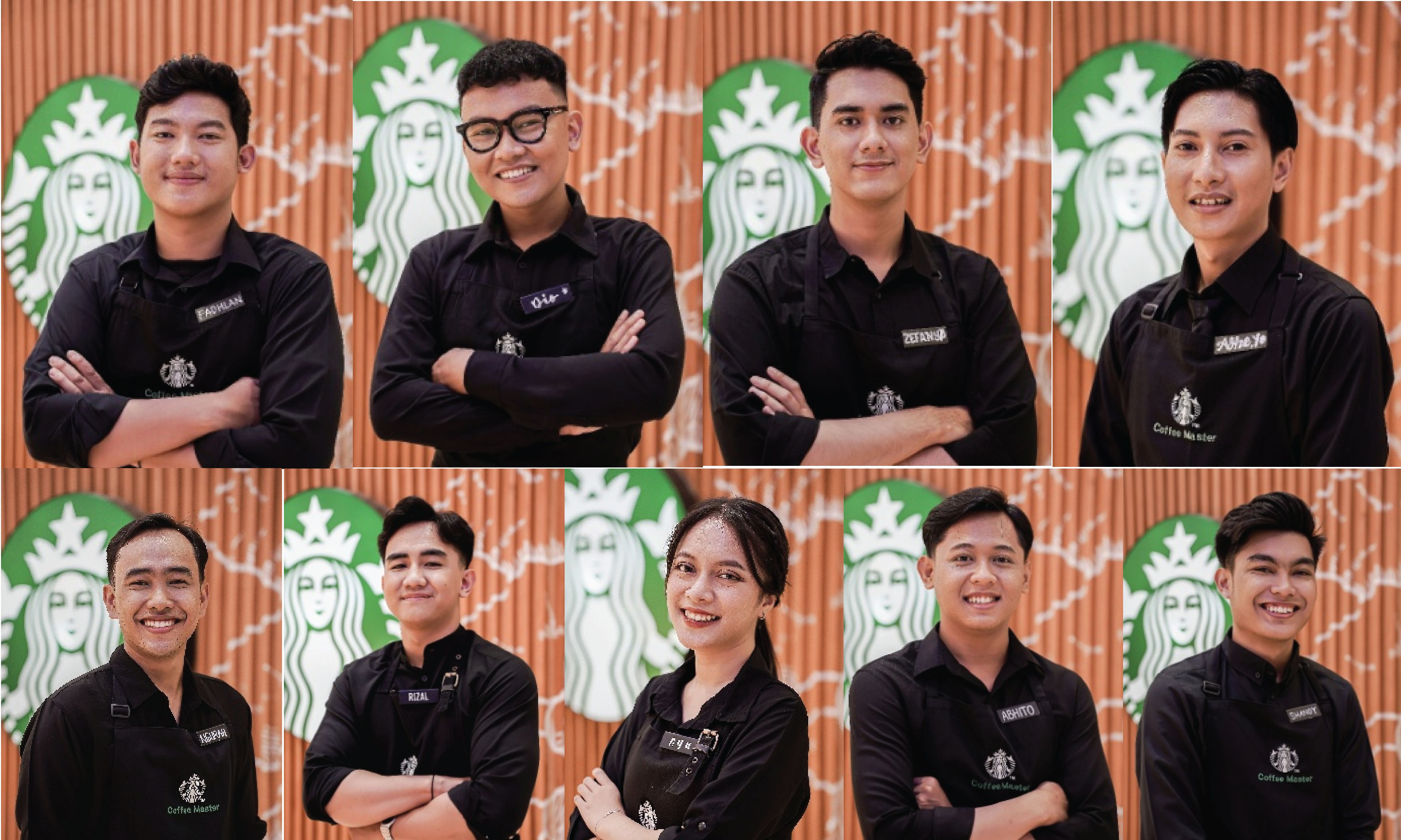 Kontan. 9 finalis yang siap menunjukkan craft-nya di Starbucks Latte Art Championship 2025.
