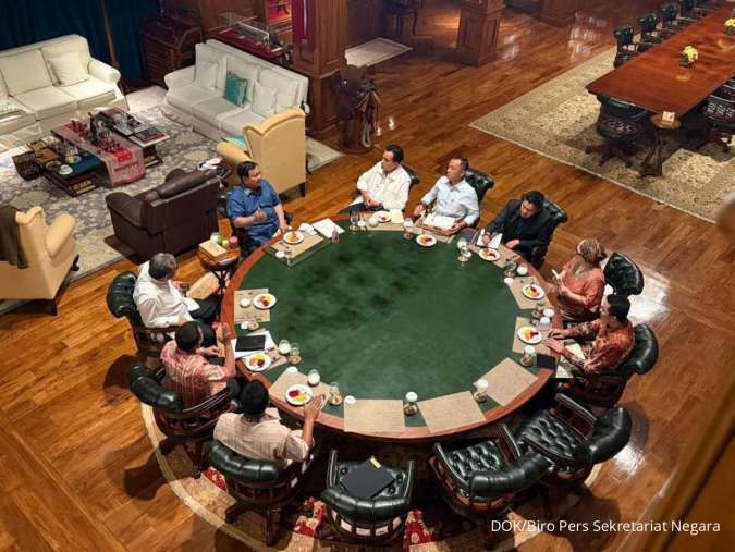 Ketua MPR dan Sejumlah Menteri Berkunjung Ke Hambalang, Lapor Isu Terkini ke Prabowo