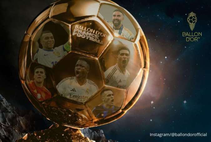 Vinicius Junior, Rodri, Yamal... Siapa Memenangkan Ballon d'Or 2024?